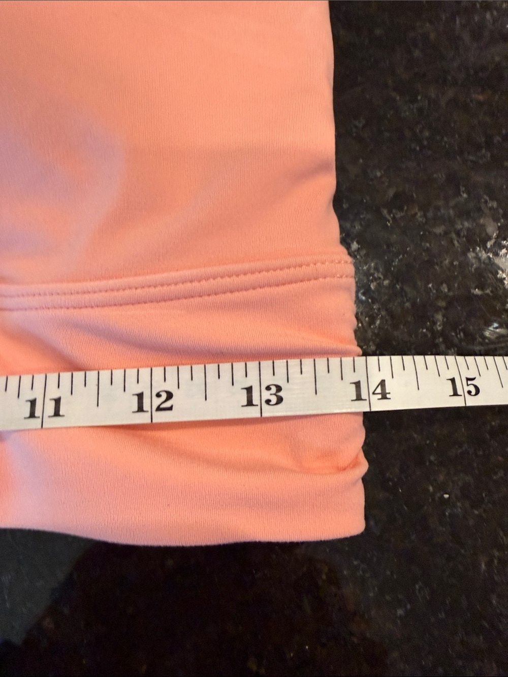 Athleta Athena Longline One-Shoulder Sports Bra Soft Peach Size Medium - Picture 9 of 10
